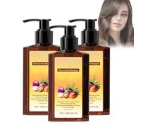 3-in-1 Nourishing Conditioning Shampoo, Hair Growth Shampoo -Oil & Rosemary & Onion, Strengthens Roots and Adds Shine, Thicker and Stronger Hairs, Reduce Hair Loss (3pcs)