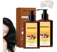 3-In-1 Nourishing Conditioning Shampoo, Natural Hair Growth Shampoo - Batana Oil & Rosemary & Onion, Strengthens Roots & Adds Shine, Thicker and Stronger Hairs, Reduce Hair Loss (2)
