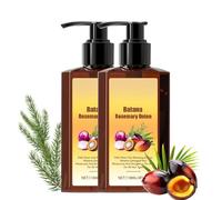 3-in-1 Nourishing Conditioning Shampoo, Onion Biotin and Rosemary Shampoo, Reduce Hair Loss, Strengthens Roots & Adds Shine, for All Hair Types (2pcs)