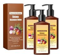 3-in-1 Nourishing Conditioning Shampoo, Plump Hair Growth Hydrating Repairs Shampoo, Reduce Hair Loss, Strengthens Roots & Adds Shine, Stronger Hairs Shampoos for Men, Women (3 pcs)