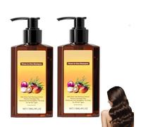3-in-1 Nourishing Conditioning Shampoo, Plump Hydrating Shampoos Repairs, Nourishing and Moisturizing, Strengthens Roots & Adds Shine (2 Pcs)