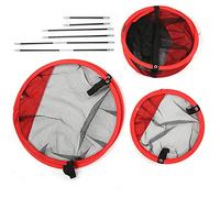 3 in 1 Nylon Golf Chipping Net Set, Foldable Chipping Practice Net with Ball Collection Bag, 3 Target Sizes for Indoor Outdoor Backyard Training