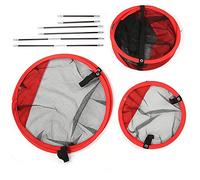 3 in 1 Nylon Golf Chipping Practice Net Set for Indoor and Outdoor Use, Foldable with Large, Medium and Small Sizes for Different Skill Levels