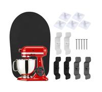 3-in-1 Organizer Set for KitchenAid 4.5-5.5 Quart Tilt-Head Stand Mixers Artisan & Classic Series by MMOBIEL - 12 PCS Including 5x Attachment Holders, 6x Cable Organizers & 1x Easy Sliding Mat