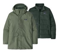 Patagonia - Men's warm, waterproof parka - M's Tres 3-in-1 Parka Old Growth Green for Men - Size S - Khaki Khaki S