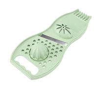 3 in 1 Peeler, Multifunctional Stainless Steel Fruit Peeler Lemon Squeezer Anti- Vegetable Cutter Carrot Graters for Home Kitchen (Green)