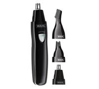 WAHL 3 in 1 Personal Trimmer, Nose Hair Eyebrow, Painless Eyebrow and Facial Hair Trimmer for Men Women, Rechargeable, Washable Heads, Black