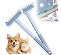 3 in 1 Pet Hair Removal Tool, 2025 New Animal Hair Brush, Reusable Cat Hair Brush, Removable Hair Removal Brush for Sofa, Cat Tree, Car, Glass, Carpet