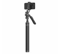 3-in-1 Phone Tripod Stand, Bluetooth Selfie Stick with Stabilizer and Dual Fill Light, Adjustable Floor Stand for Live Streaming
