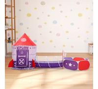 3 in 1 Play Tent for Kids Pop Up Play Tunnel with Ball Pit