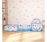 3-in-1 Play Tent Set for Kids Pop Up with Tunnel Ball Pit Playhouse