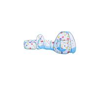 3-in-1 Play Tent Set Outdoor Playhouse for Kids Living and Home Blue One Size