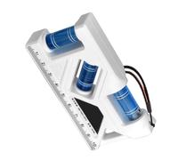 3 in 1 Pocket Leveling Gauge Horizontal Vertical Measure Ruler Leveling Tool for Home Use with Strong Magnets Strong Small Leveling Tool