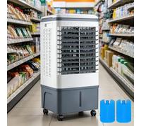 3-in-1 Portable Air Conditioner Energy-Saving Air Cooler with 3 Speeds 120° Oscillation 20L Water Tank 44dB Quiet Fan Mobile AC Unit for Home Office Bedroom