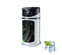 3 IN 1 Portable Air Conditioner Fan, Evaporative Air Cooler 6 Speeds 7 Night Light, 6H Timer, Personal Air Fan, Quiet Low-noise Air Cooler Fan for Desktop Home Room Camping Office