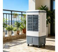 3-in-1 Portable Air Conditioners, Swamp Cooler Portable AC Unit for Room, Windowless Cooling Fan That Blow Cold Air with Remote, 3 Speeds, 7H Timer, 2 Ice Packs, for Bedroom Garage