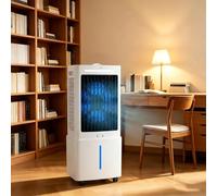3-in-1 Portable Air Cooler with Remote Control, 12L Water Tank, 3 Speed, 12-Hour Timer & Ice Pack - Perfect for Home, Patio, Garden & Outdoor Reurant Use