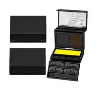 3-in-1 Portable Eye Makeup Kit: Lower Lash Stamp, Beauty Mark Dotter, Eyeliner, Mini Compact Travel Size, Waterproof Long-Lasting Ink for Quick Glam, Eyeliner Stamp Set For False Eyelashes & Mole，2PC