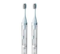 3-in-1 Portable Travel Toothbrush Kit - Folding Design with Built-in Toothpaste Case, Soft Bristles for Gentle Cleaning, Ideal for Travel & Office (B+B, F)