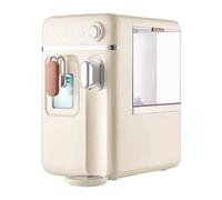 3-in-1 Portable Water Cooler Dispenser Built-in Ice Maker Countertop Stainless Steel Ice Maker 6min Rapid Ice Production for Home Kitchen Office