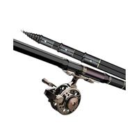 3-in-1 Positioning Telescopic Rock Fishing Rod,Sliding Float Rod | Movable Front Guide Rings, Solid Sensitive Tip, 73cm Compact Fold Length for Lake River Wild Fishing
