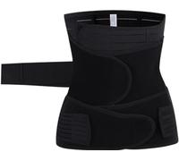 3 in 1 Postpartum Belly Band Wrap C Section Recovery Belt Support Recovery Belly/Waist/Pelvis Belts for Postnatal Shapewear Body Compression Garment Tummy Tuck,Waist Trainer Weight Loss B,XL