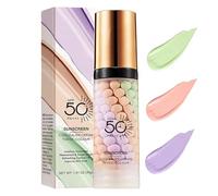 3 In 1 Primer for Face Before Makeup, SPF 50 Sunscreen Isolation Cream, One Step Color Corrector Primer, Hydrating Skin Corrector, Oil-Control & Matte Finish, Pore & Line Blurring for Radiant Tone