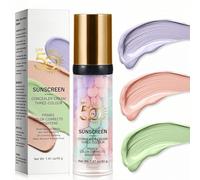 3 In 1 Primer Makeup, SPF 50 Sunscreen Isolation Cream, One Step Color Correcting Primers, Color Corrector Face Primer, Oil Control Moisturizing Makeup Primers, Pore Minimizer Primer-Isolation Cream