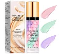 3 in 1 Primer Sunscreen & Concealer Makeup Prep, SPF50+/PA++++ Sunscreen Isolation Cream, Color Correcting Primer, Ydrating Skin Corrector, Oil-Control & Matte Finish, Radiance Skin 2pcs