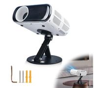 3-in-1 Projector Stand, Wall & Ceiling & Desktop Stand for Projectors on Bed/Floor, Foldable Projector Mount with 1/4 Inch Screw Compatible with Camera, Webcam, Portable Stands for Office,Home,Black