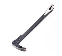 3-in-1 Pry Bar Hammer Nail Puller 15 Inch Heavy Duty(B) | 45 manganese steel, rust resistant coating, flat chisel ends, black finish, long lasting durability