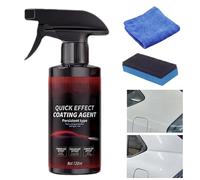 3-in 1 Quick Effect Car Coating Spray | 120ml Quick Waterless Multifunctional Agent Sprayer | For Automotive Auto Automobile Vehicles Detailing Polishing Washing
