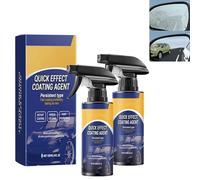 3 in 1 Quick Effect Coating Agent for Cars, 120ml Car Coating Spray, Mirror Shine & Protection Kit (B:2PCS)