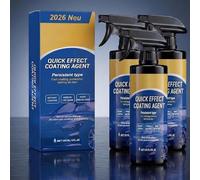 3 in 1 Quick Effect Coating Agent for Cars, Car Coating Spray for Instant Shine and Protection, Advanced Nano Ceramic Spray Wax for Waterless Wash, Polish & High Protection Scratch Repair (3PCS)