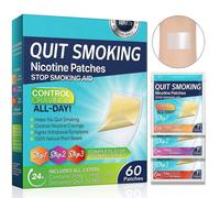 (3 in 1) Quit Smoking Patches, Stop Patch, Aid, Easy And Effective Anti-stickers, Best Product To Help Stop(step 1,2,3)