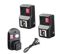 3 IN 1 Receiver and Trigger Set 16 Channel Remote Flash Triggers and Receivers Wireless Remote FM Speedlite Radio Trigger (Type-2)