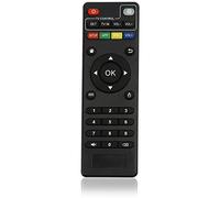 3-in-1 Replacement Remote Control for Android Box x96 Mini - Compatible with MXQ PRO H96+ M9X X96 M8 - Black