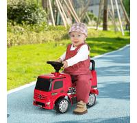 HOMCOM 3-in-1 Ride On Car Kids Mercedes Truck Storage for 12 - 36 Months