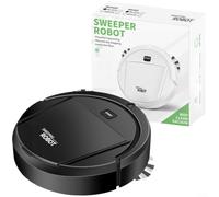 3-in-1 Robot Vacuum Cleaner for Tiles Hardwood and Low Carpet(C)