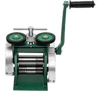 3-in-1 Rolling Mill Tablet Press Machine - 120mm Jewelry Metal Rolling Mill With Hand Crank For Gold, Silver, Brass, Copper Sheets & Wires Of Various Sizes