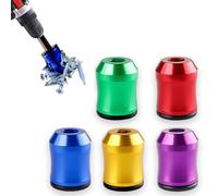 3-in-1 Screwdriver Head Magnetic Ring, Aluminum Alloy Strong Magnetic Screw Ring for 6.35mm Screwdriver Bits, 1/4 in Universal Magnet Screw Rings Bit for Hex Screwdrivers