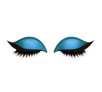 3-in-1 Self-Adhesive Eye Makeup Stickers,Natural & Waterproof Eyeshadow Eyelashes Makeup Stickers,Lazy Eye Shadow Eyelash Patch