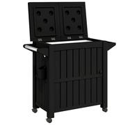 3-in-1 Serving Cart Drinks Trolley Tea Trolley Bar Cart Polypropylene vidaXL