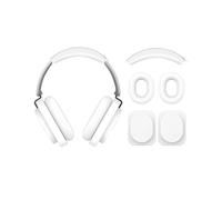 3-in-1 Silicone Case Cover for Nothing Headphone(1), Ear Pad Case Cover/Ear Cups Cover/Headband Cover,Nothing Headphone (1) Accessories, Washable & Sweatproof,White