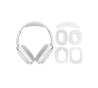 3-in-1 Silicone Case Cover for Nothing Headphone(1), Ear Pad Case Cover/Headband Cover/Ear Cups Cover,Nothing Headphone (1) Accessories, Washable & Sweatproof,White