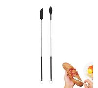 3 in 1 Silicone Multifunctional Extendable Silicone Telescopic Spatula,Silicone Mini Spatulas Extendable Slicker-Spoon,Cosmetic Bottle Jam Scraper Cream Cake Spatula Kitchen Baking Accessories