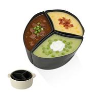 3 in 1 Silicone Slow Cooker Liner, Small Slow Cooker Liners Slow Cooker Silicone Liner Silicone Slow Cooker Divider Liners(Black)