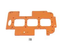 3 in 1 Slotting Template Cabinet Embedded Handle Slotting Round Corner Routing Socket Bottom Box Opening Template Durable Engineering Plastic for Woodworking Furniture Making