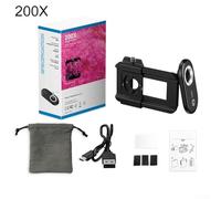 3 in 1 Smartphone Macro Lens with Built in Light Explore the World of Close Up Photography (200x)