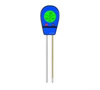 3-in-1 Soil Moisture Meter,Soil Detector,3-in-1 pH Moisture Fertility Meter Large LCD Backlight Digital Display for Garden Farming Horticulture Plant Care ABS Material
